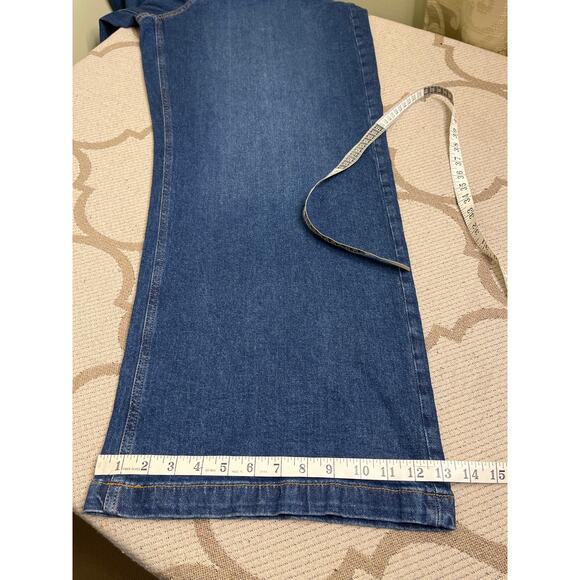 GAP High Rise Stride Wide Leg Blue Jeans, Size 20, NWT, MSRP: $79.95 - Picture 12 of 13